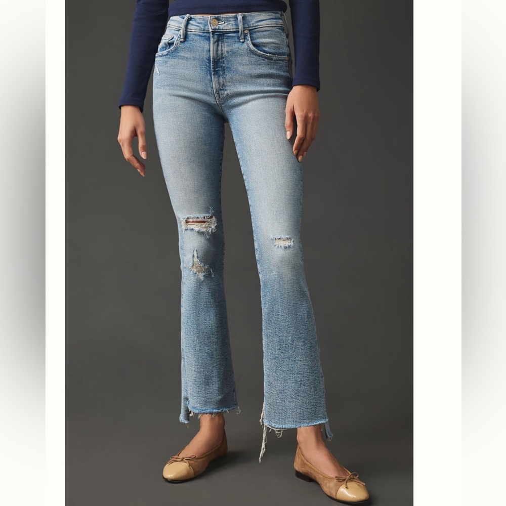MOTHER Insider Crop Fray